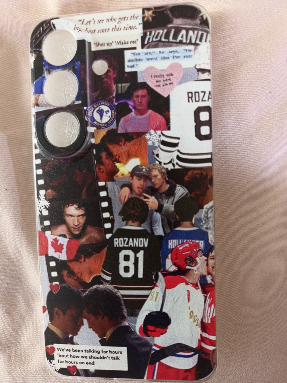 NEW- Heated Rivalry Collage Phone Case for Samsung Galaxy S26